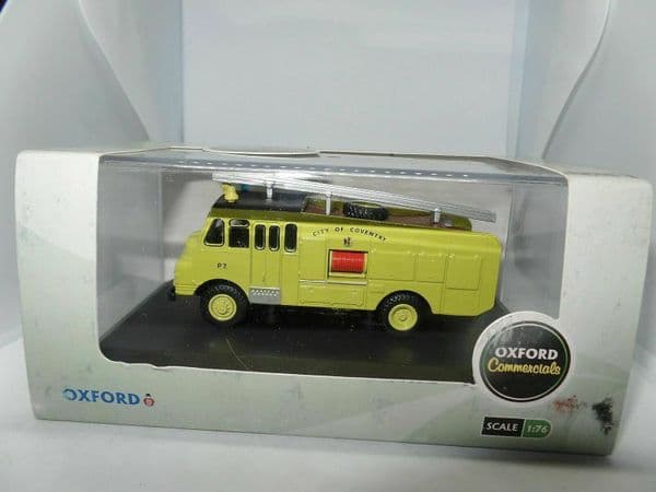 Oxford 76GG004 GG004 1/76 OO Scale Green Goddess Fire Engine Coventry Yellow